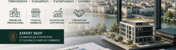 Expertise en immobilier d'entreprise à Nantes, valorisation de fonds de commerce, évaluation d'entreprise et préparation à la transmission réalisées par un Expert SEEIF.