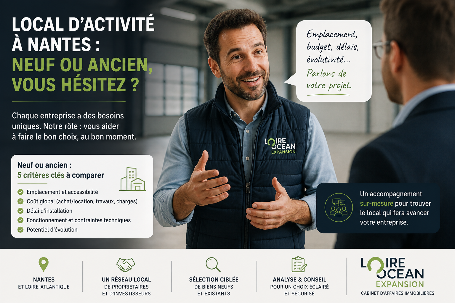 Conseil pour choisir un local d’activité neuf ou ancien à Nantes