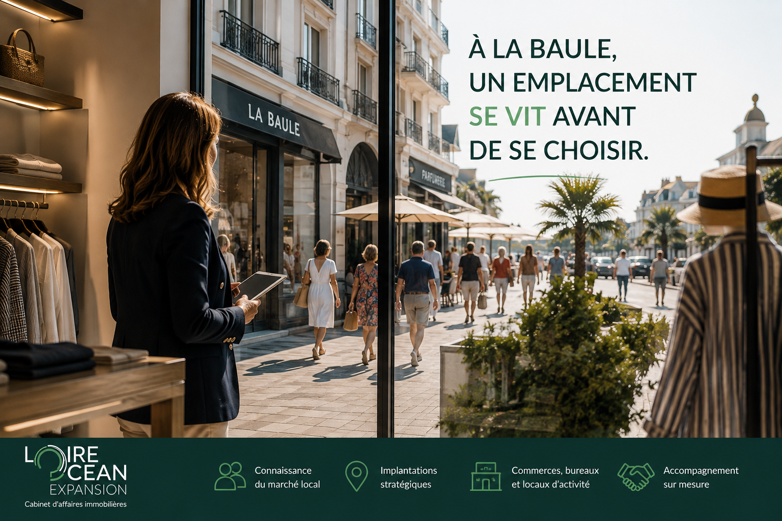 Local commercial à La Baule : analyse de l’emplacement et des flux